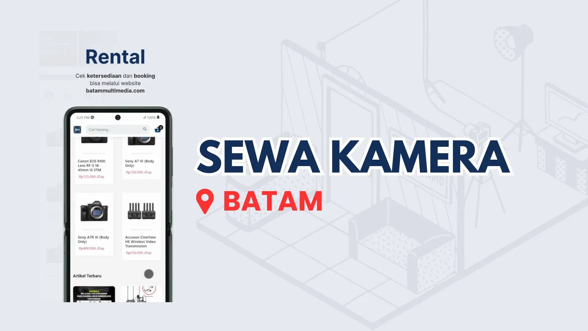 Sewa Kamera Batam - Rental Kamera Batam